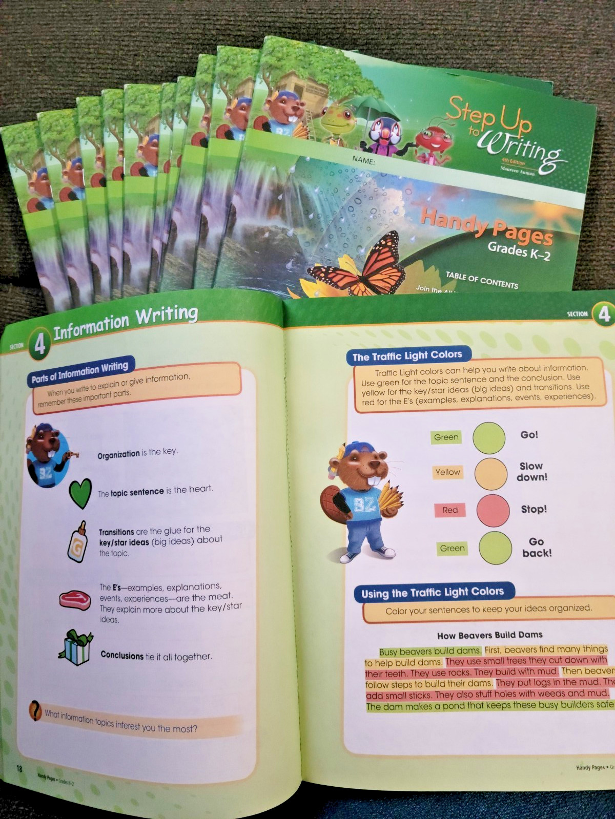 * Step Up to Writing Grades K-2 HANDY PAGES *