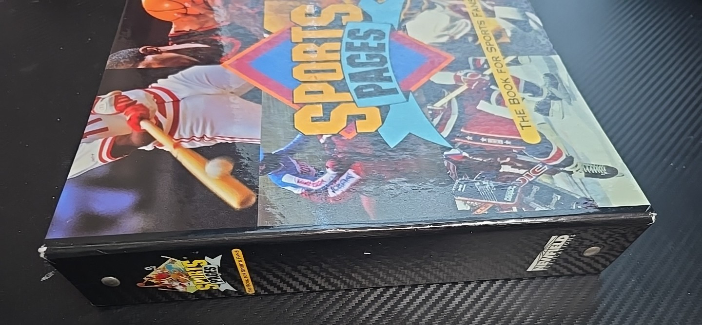 Vintage 1996 „Sports Pages: The Book For Sports Fans“ Collector’s Hardcover Bind