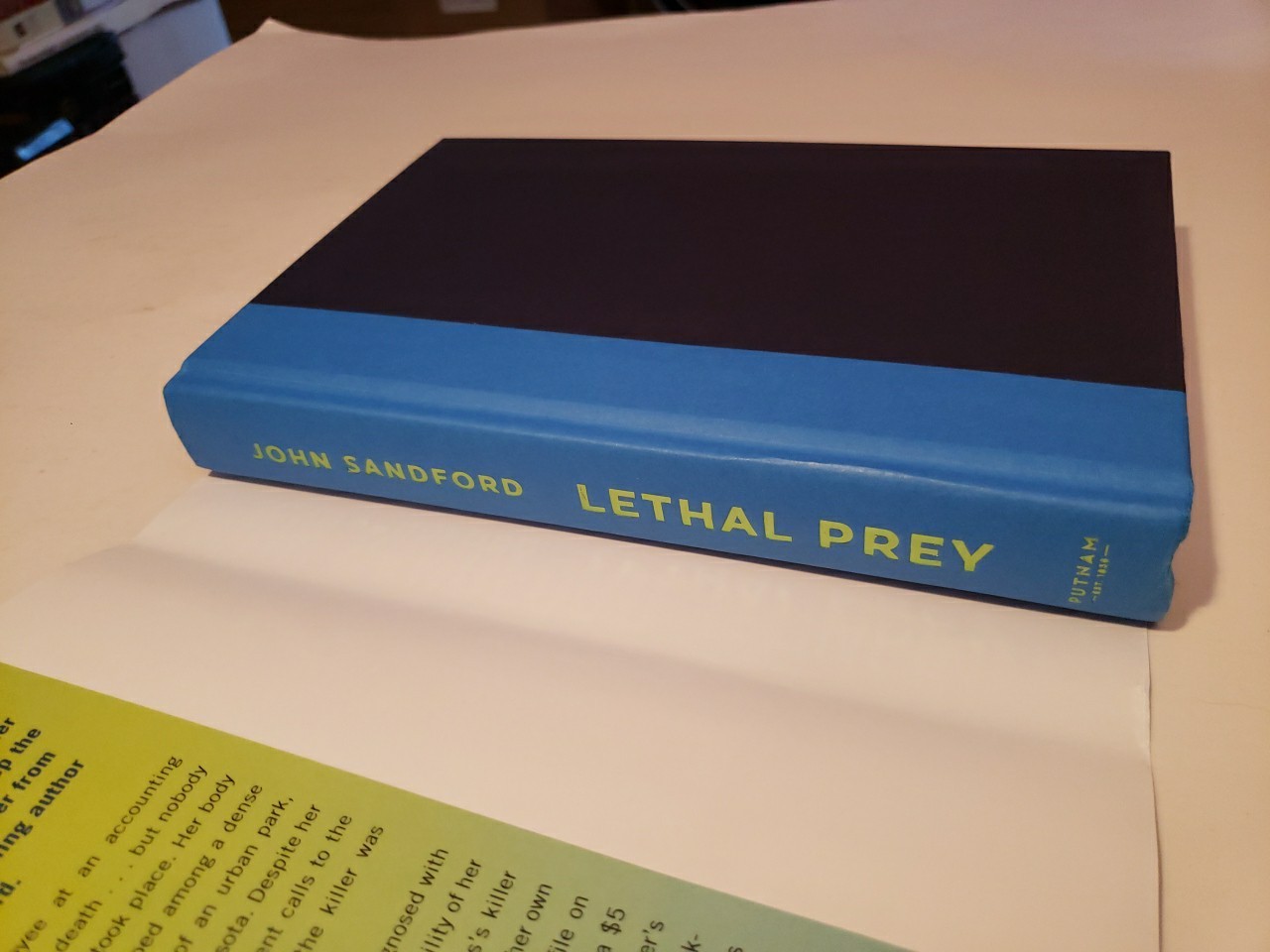 Lethal Prey (A Prey Novel) Hardcover – 2025 by John Sandford 1st Printing