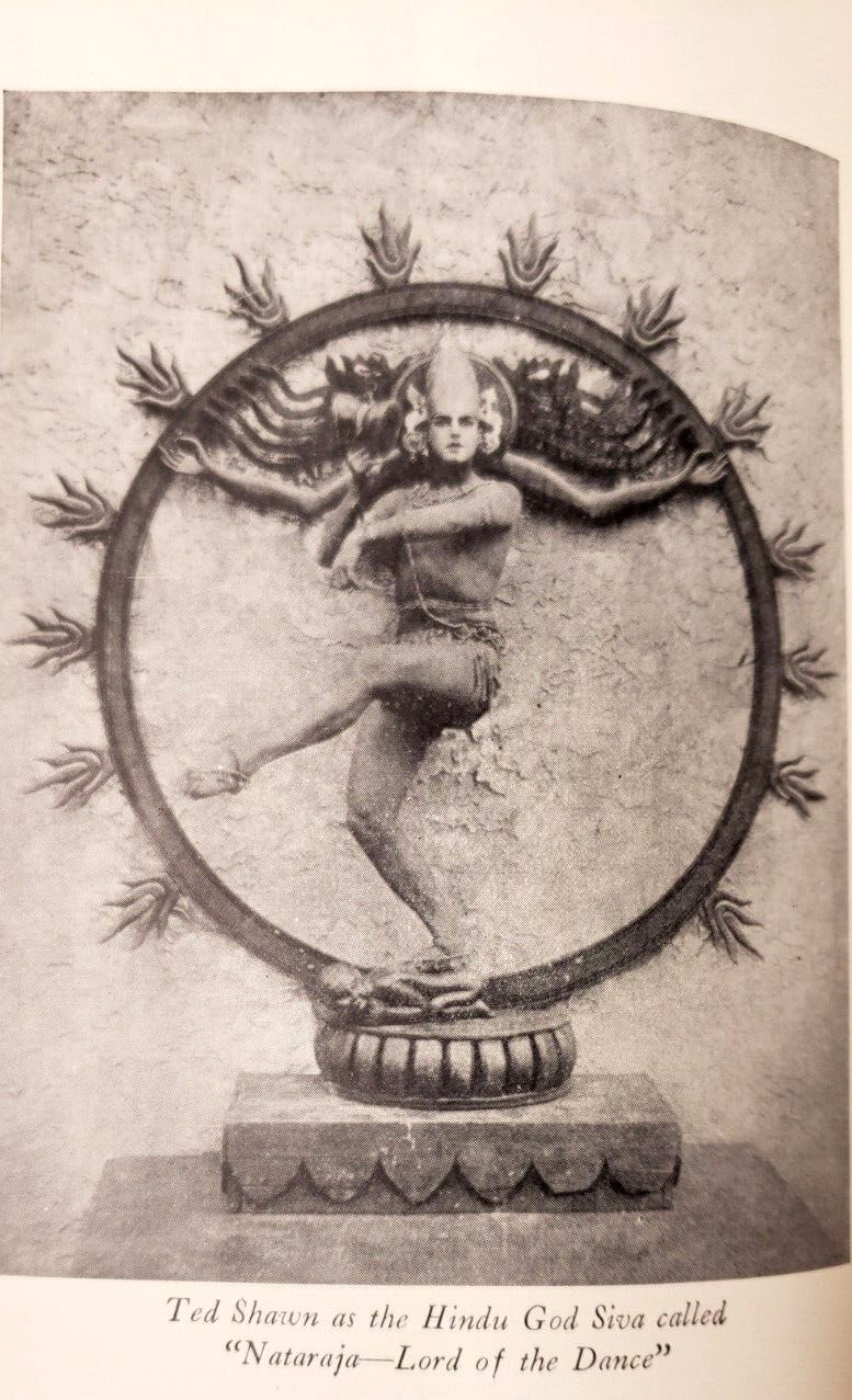 1929 Signed 1st,Ted Shawn GODS WHO DANCE,Male Dancers,Choreography,Ballet,Modern