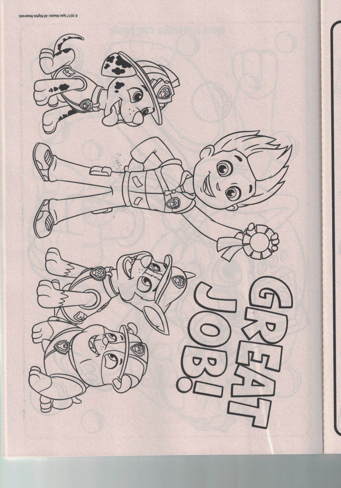 Paw Patrol Coloring Book, ~64 pages, Simple Coloring, US Seller free ship