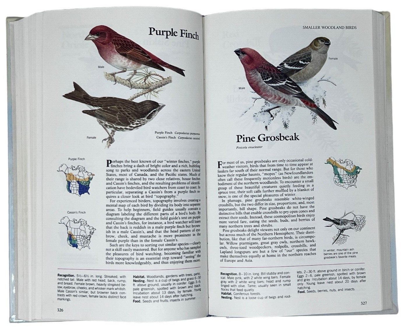 Reader’s Digest Book of North American Birds 1990 600 Species 576 Pages Illos