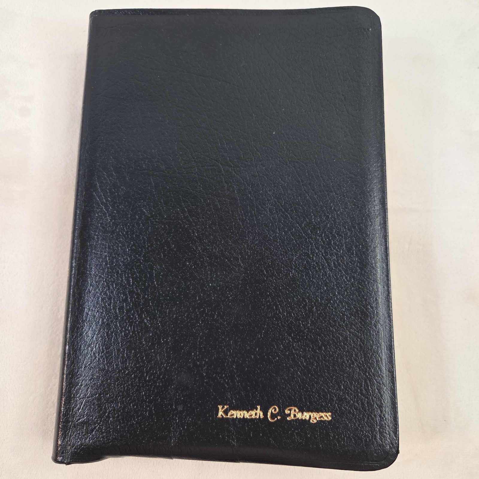 Holy Bible NKJV RLE Giant Print Thomas Nelson 334 Black Bonded Leather 1992