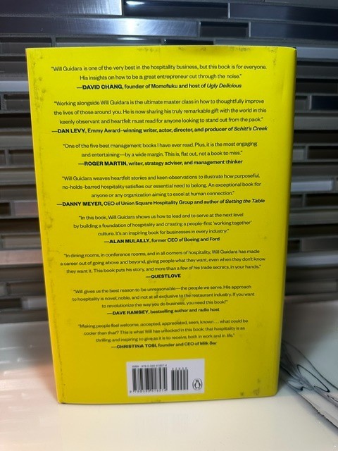Unreasonable Hospitality by Will Guidara Hardcover Hospitality 2020s