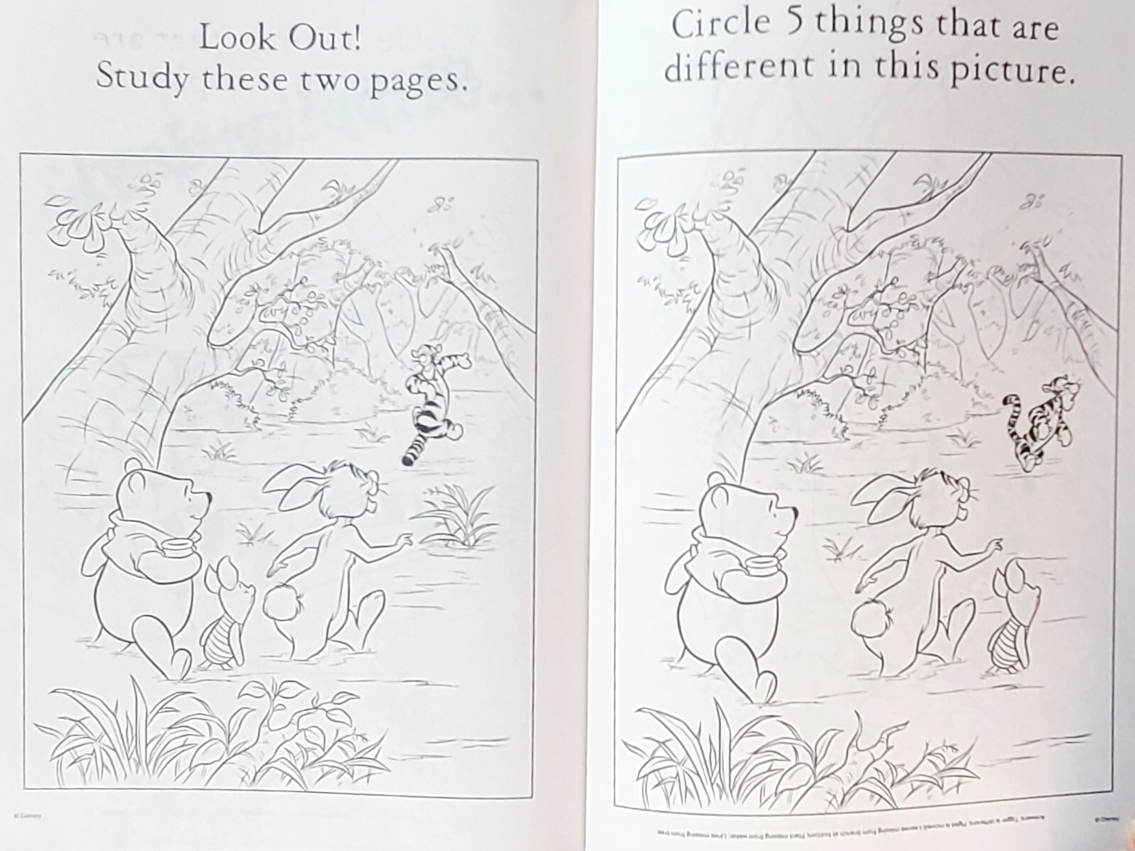 Disney Winnie The Pooh Jumbo Coloring & Activity Book Tear/Share Pages NEW!