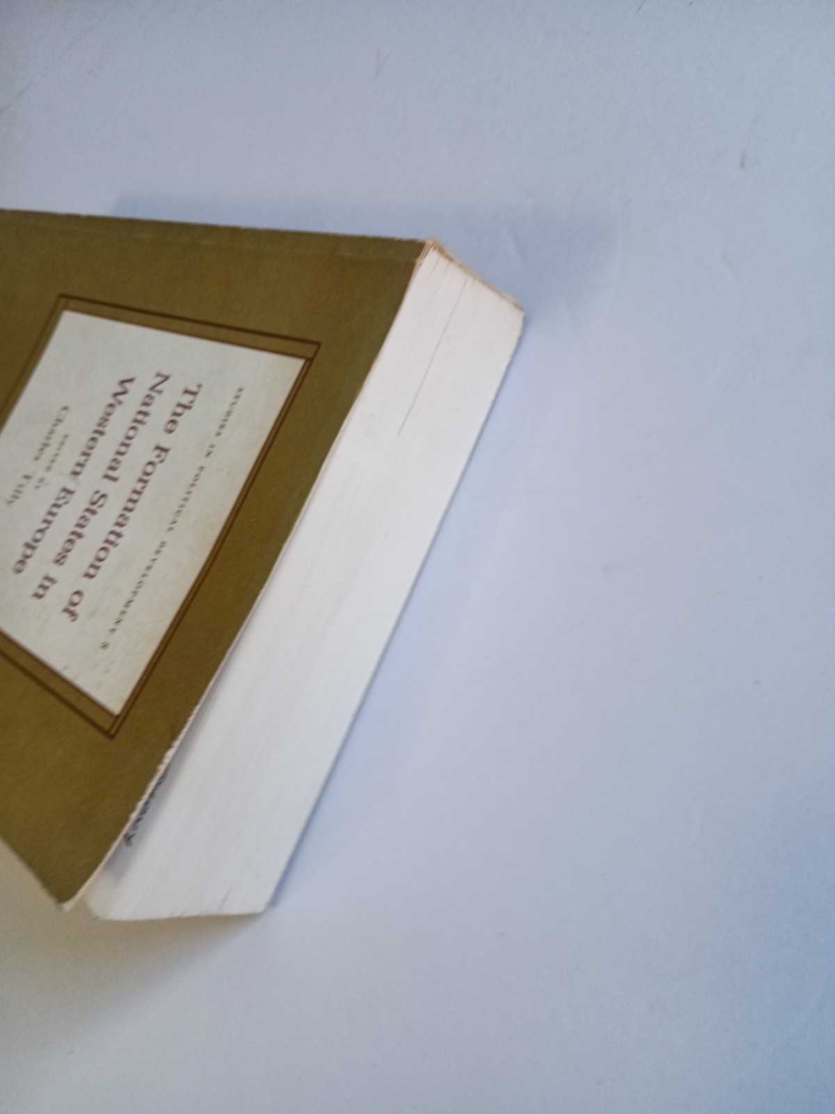 The Formation Of National States In Western Europe Edited By Charles Tilly 1975