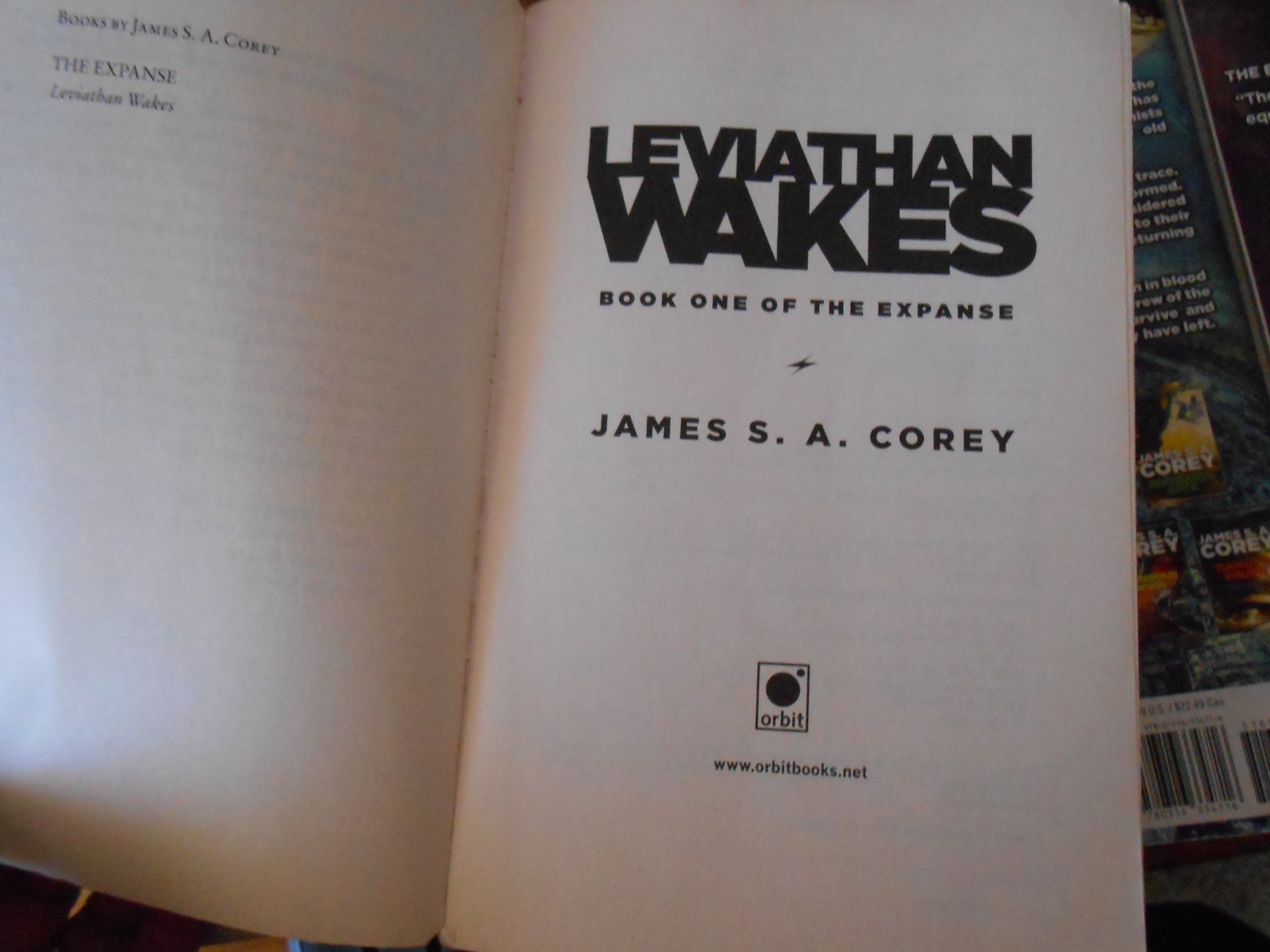 James S. A. Corey Lot of 6 THE EXPANSE Books 1-6 – TPB GC