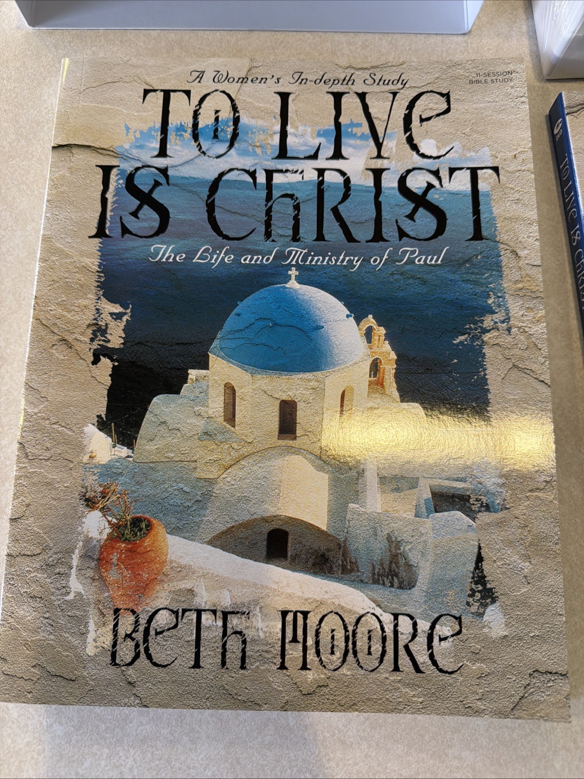 TO LIVE IS CHRIST Life and Ministry of Paul Beth Moore Kit Lifeway *READ MISSING