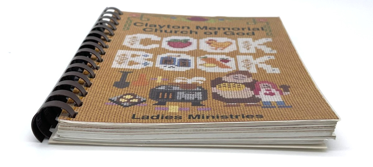 Clayton Memorial Church Cookbook Recipes Mercersburg PA Vintage 1990-109 pages