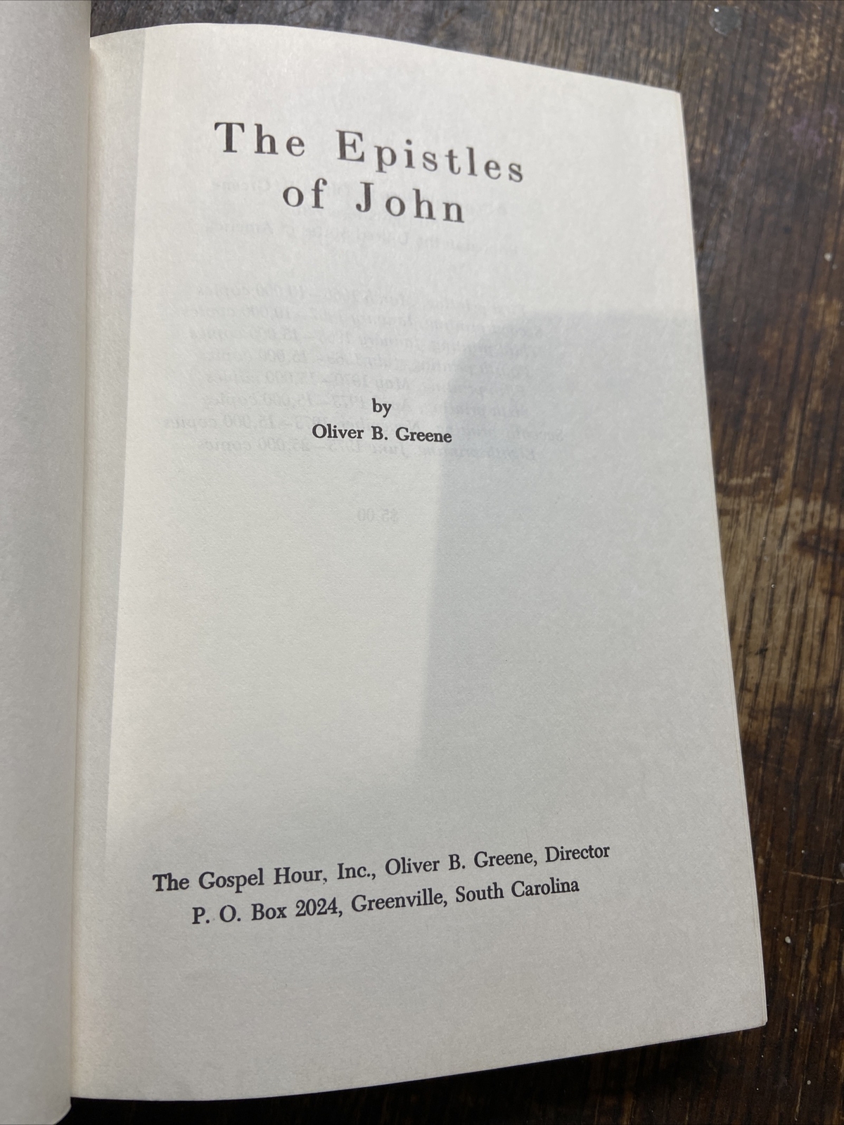 The Epistles of John by Oliver B Green (The Gospel Hour) 1966