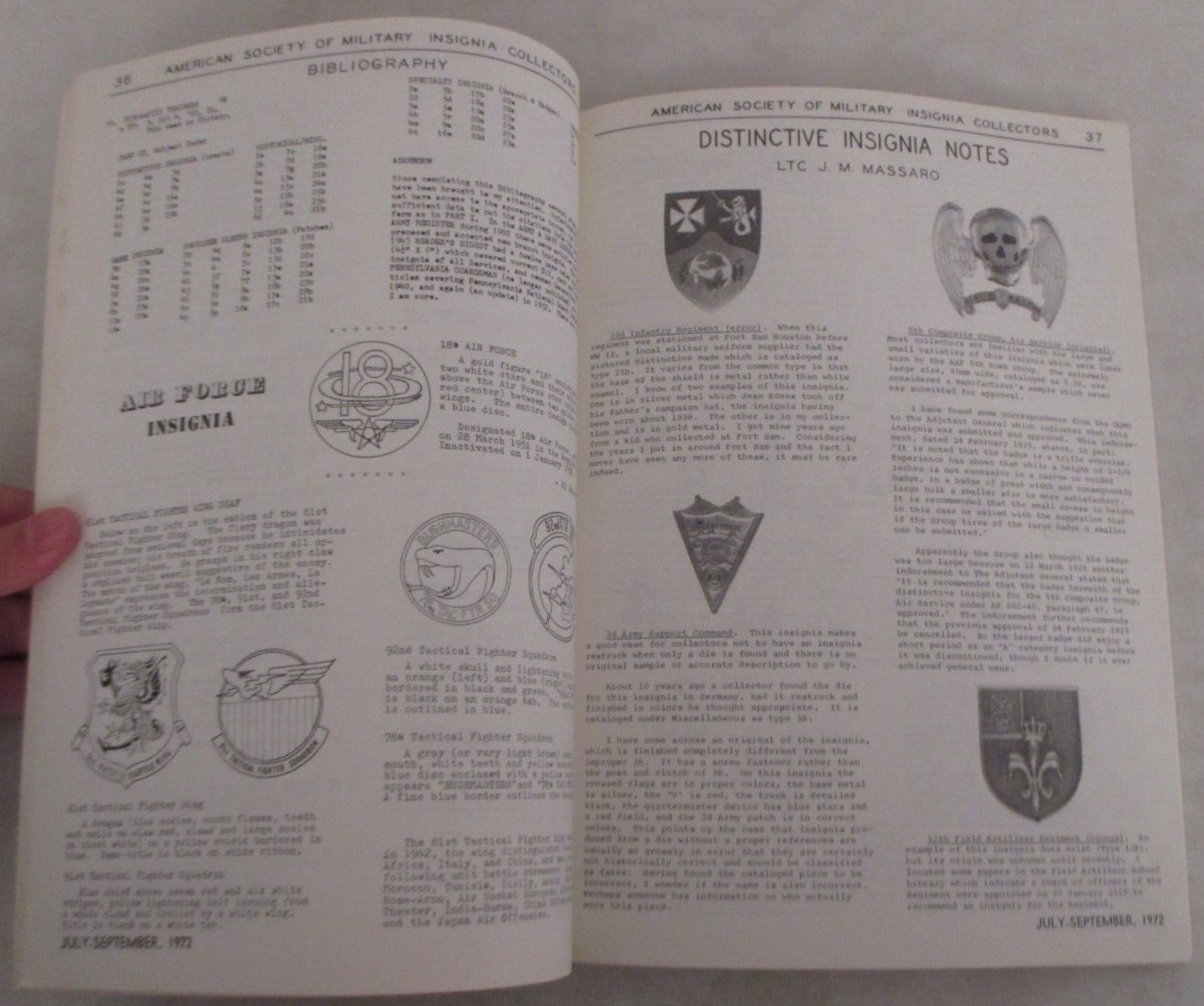 Trading Post: Distinctive Insignia of US Army Medical School (July-Sep 1972)