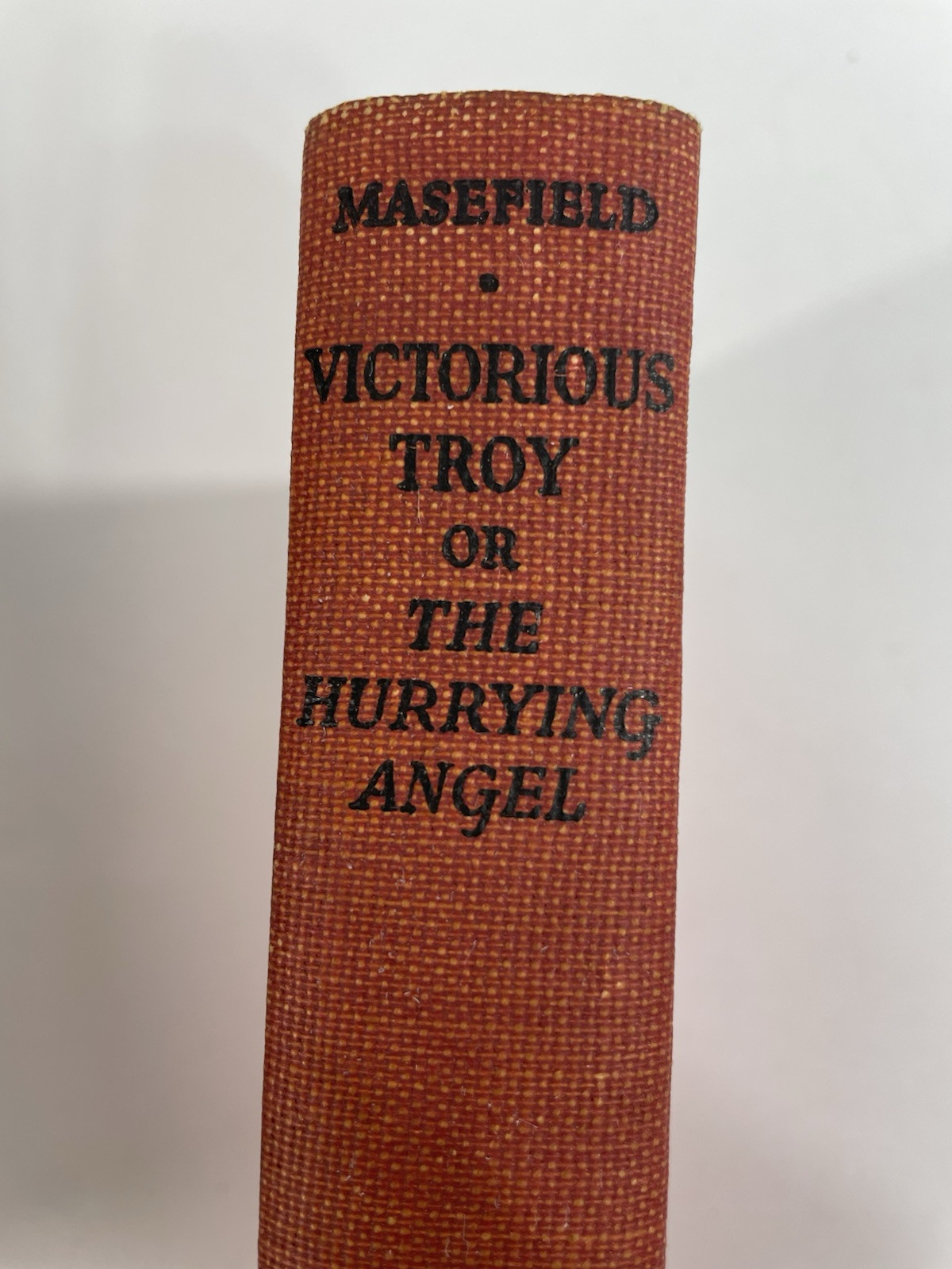 John Masefield VICTORIOUS TROY Macmillan Company 1935 HC