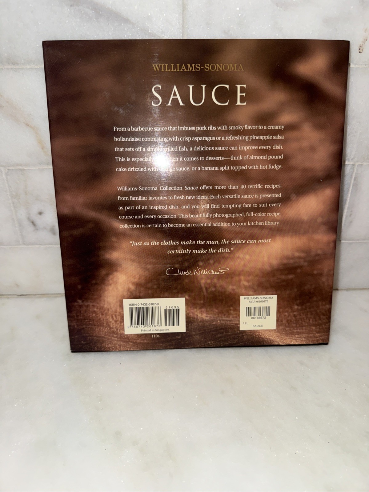 Williams-Sonoma Sauce by Brigit Legere Binns (2004, Hardcover)