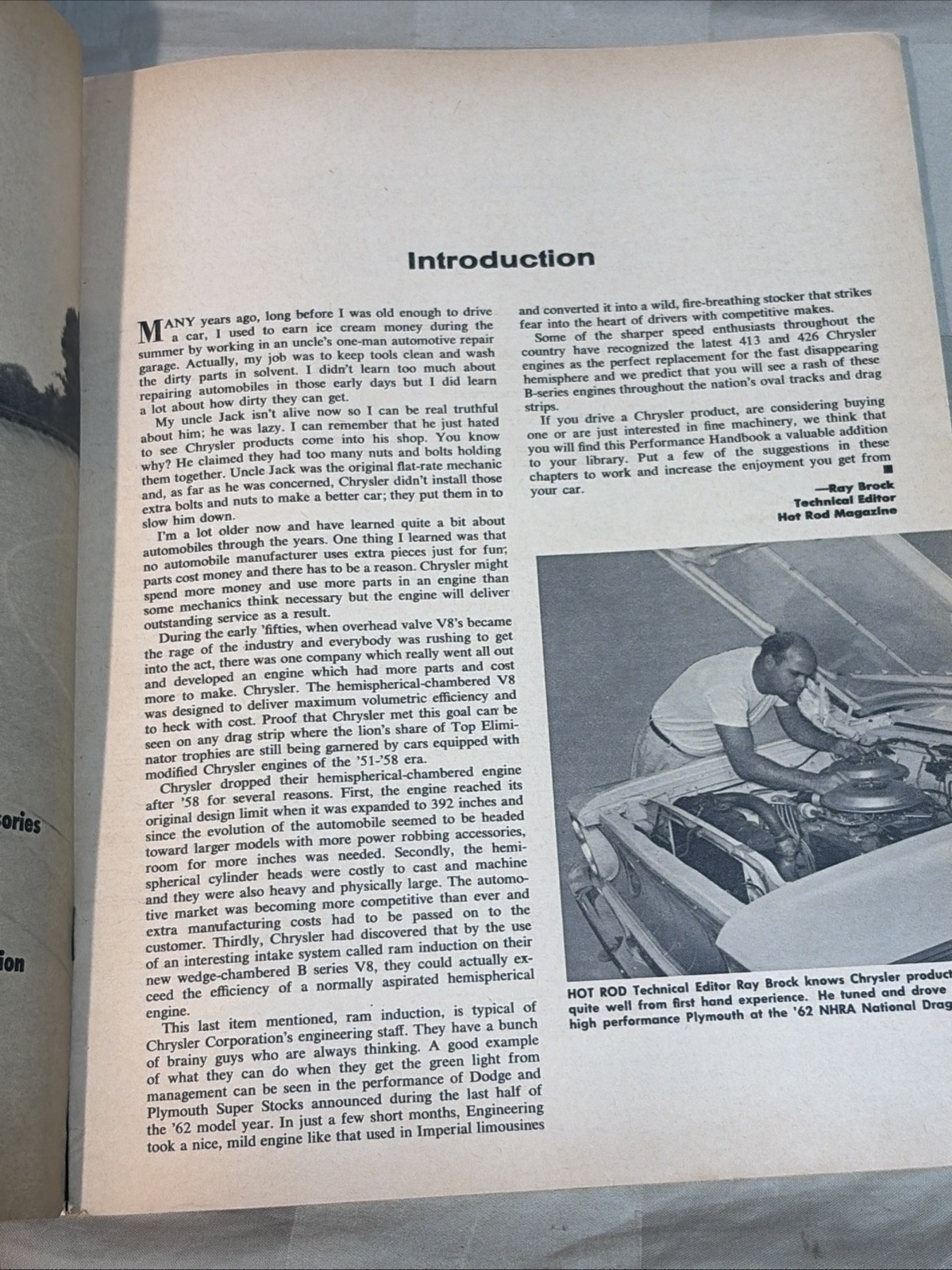 1962 Chrysler Performance Handbook. 96 pages-By Hot Rod Magazine. Dodge Plymouth