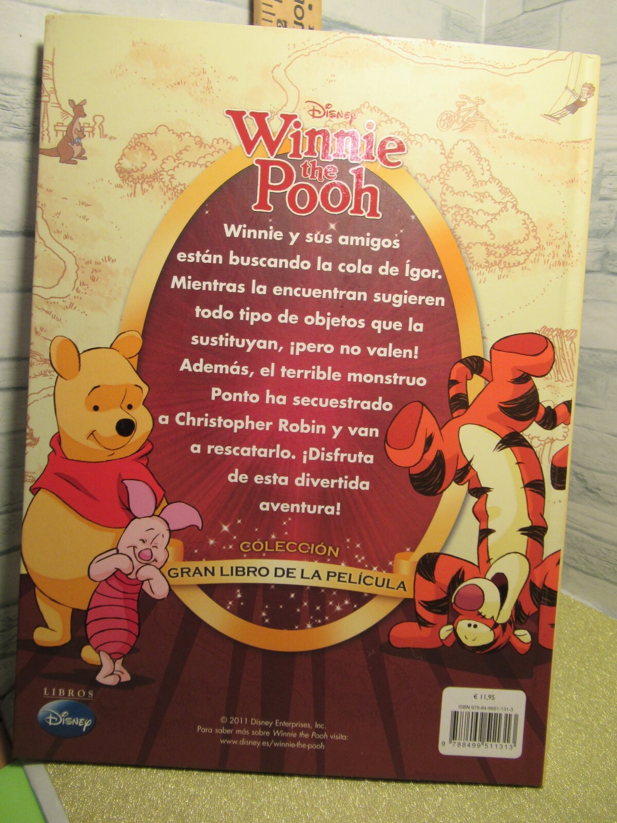 Disney Winie the Pooh /Coleccion GRAN LIBRO DE LA PELICULA/ Hardcover /