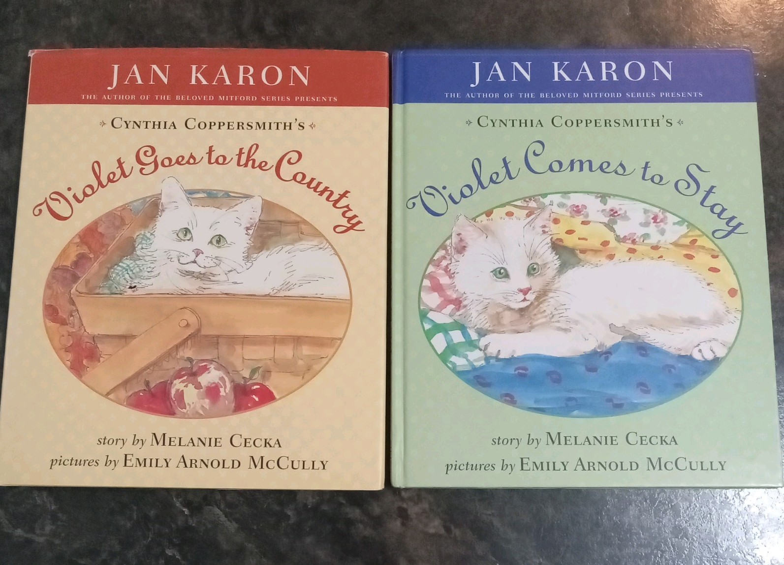 Jan Karon – Cynthia Coppersmith’s Violet Series All 2 Books in Hardcover