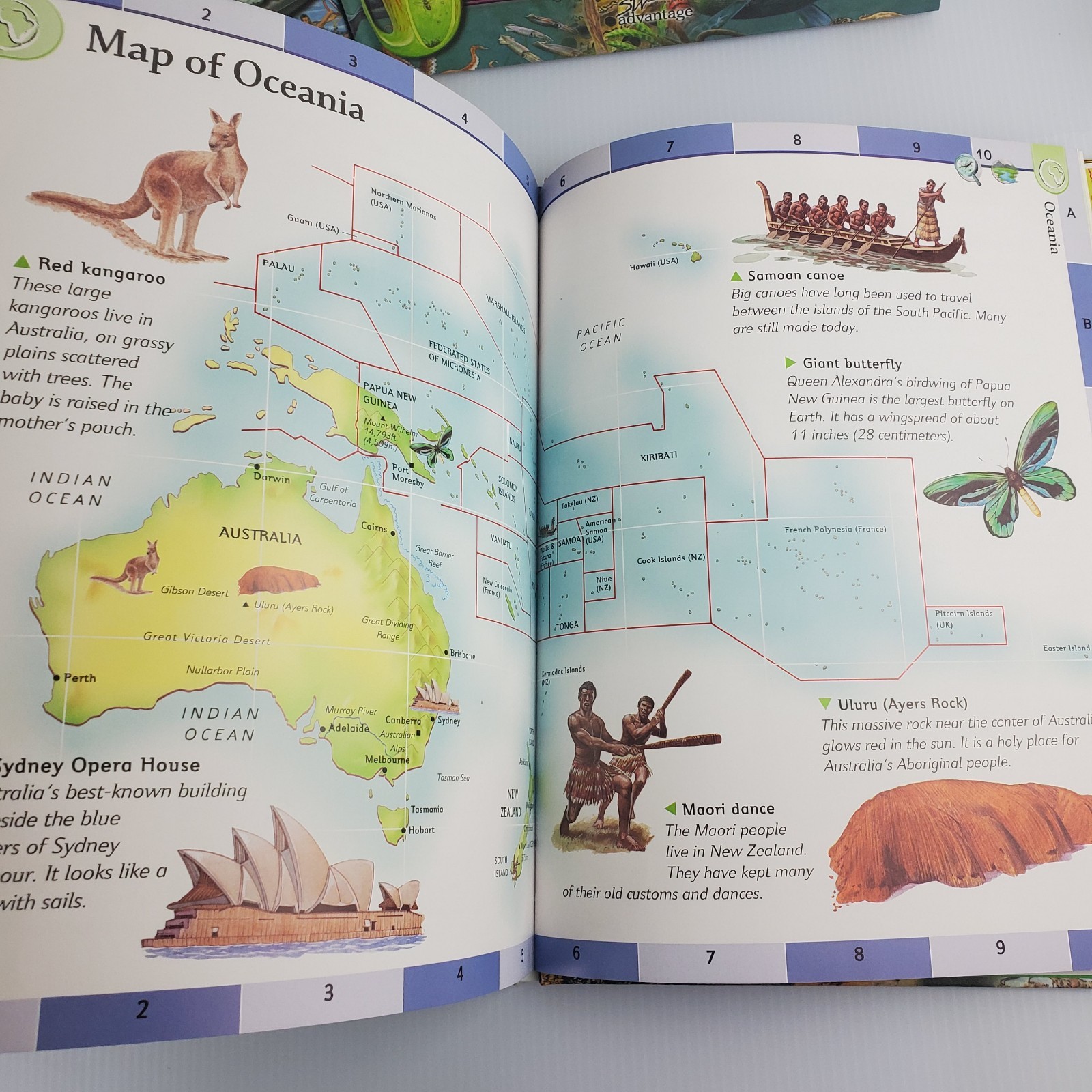 SW Advantage Lot of 6 Explore & Learn HC Homeschool Learning w Fold Out Maps
