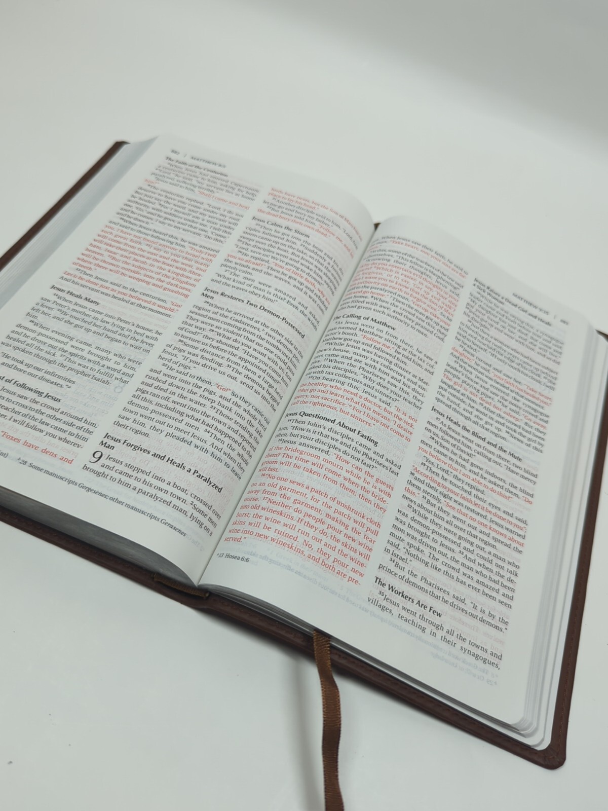 Thinline Bible by Zondervan Bibles Staff (2012, Leather, Special) Chocolate Brow