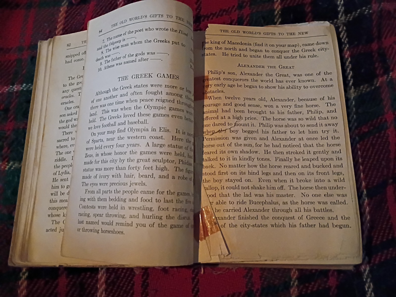 The Old World’s Gifts To The New (celeste, 1945, macmillan company)