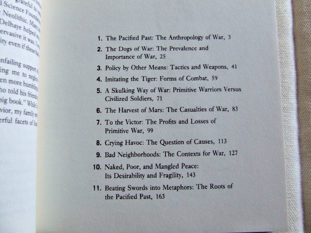 War Before Civilization The Myth of the Peaceful Savage by Lawrence Heeley 1996