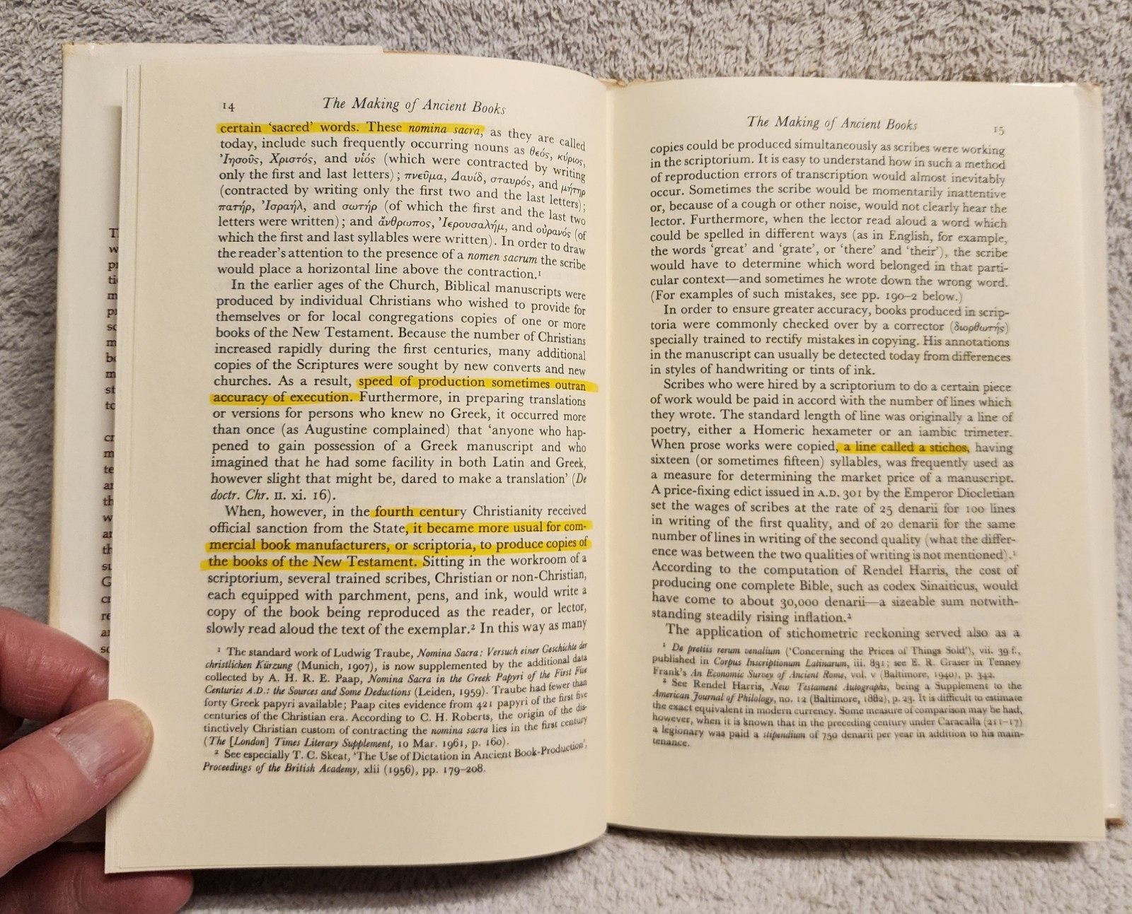The Text of the New Testament by Bruce Manning Metzger HCDJ 2nd Ed 1968 Oxford