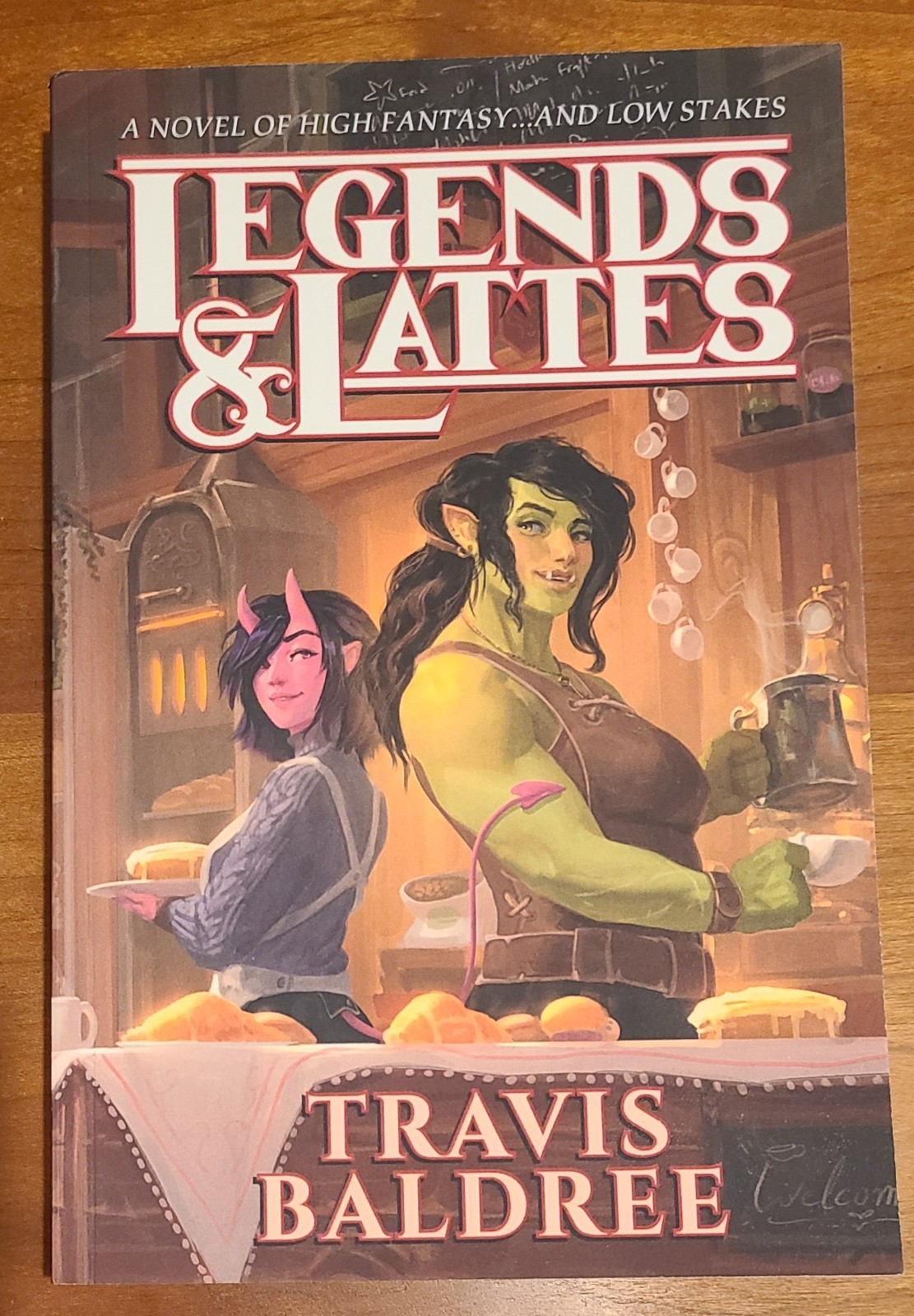 Legends & Lattes – Travis Baldree – CRYPTID True 1st printing PB