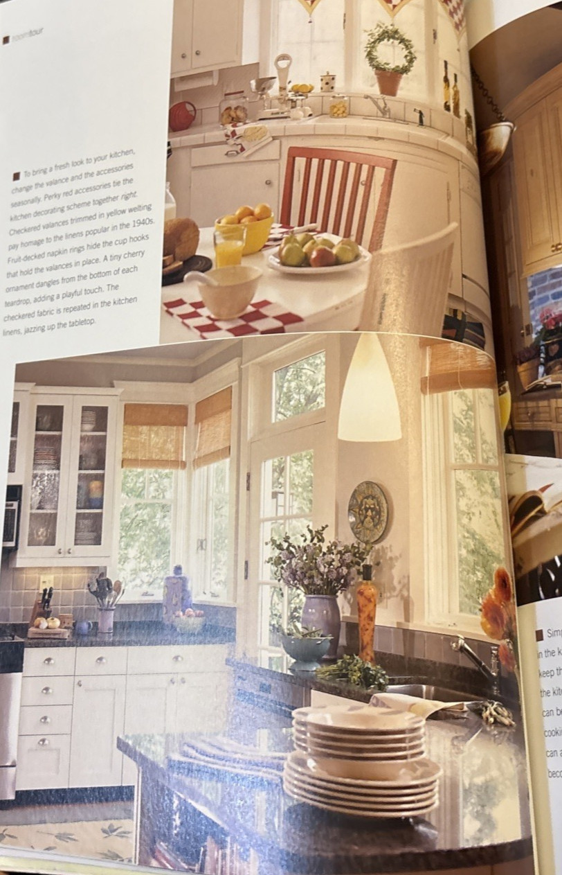 Vtg Rare Better Homes and Gardens Window Treatment Decorating Ideas (2002)