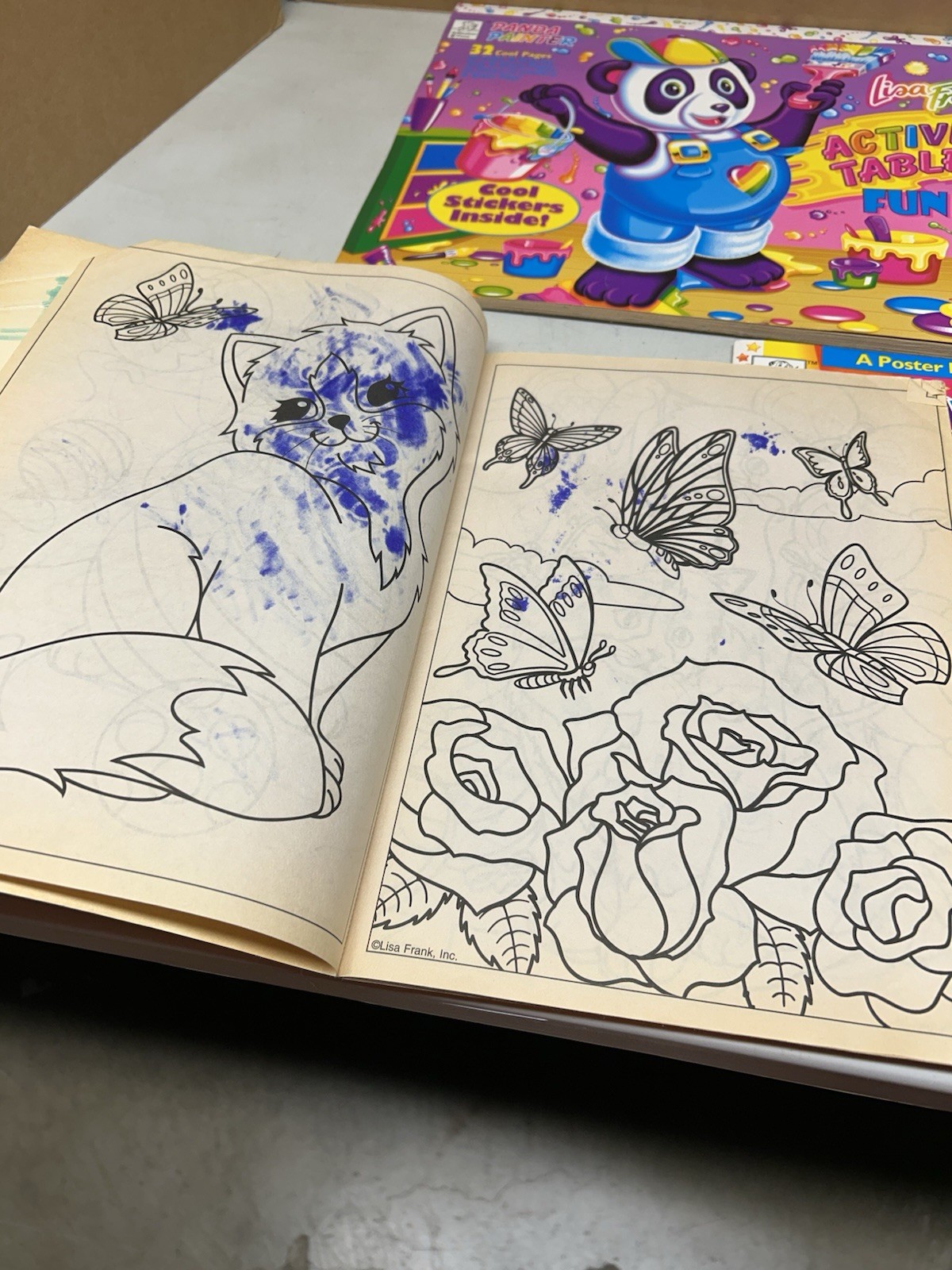 Lot Of Lisa Frank Coloring And Activity Books READ DESCRIPTION