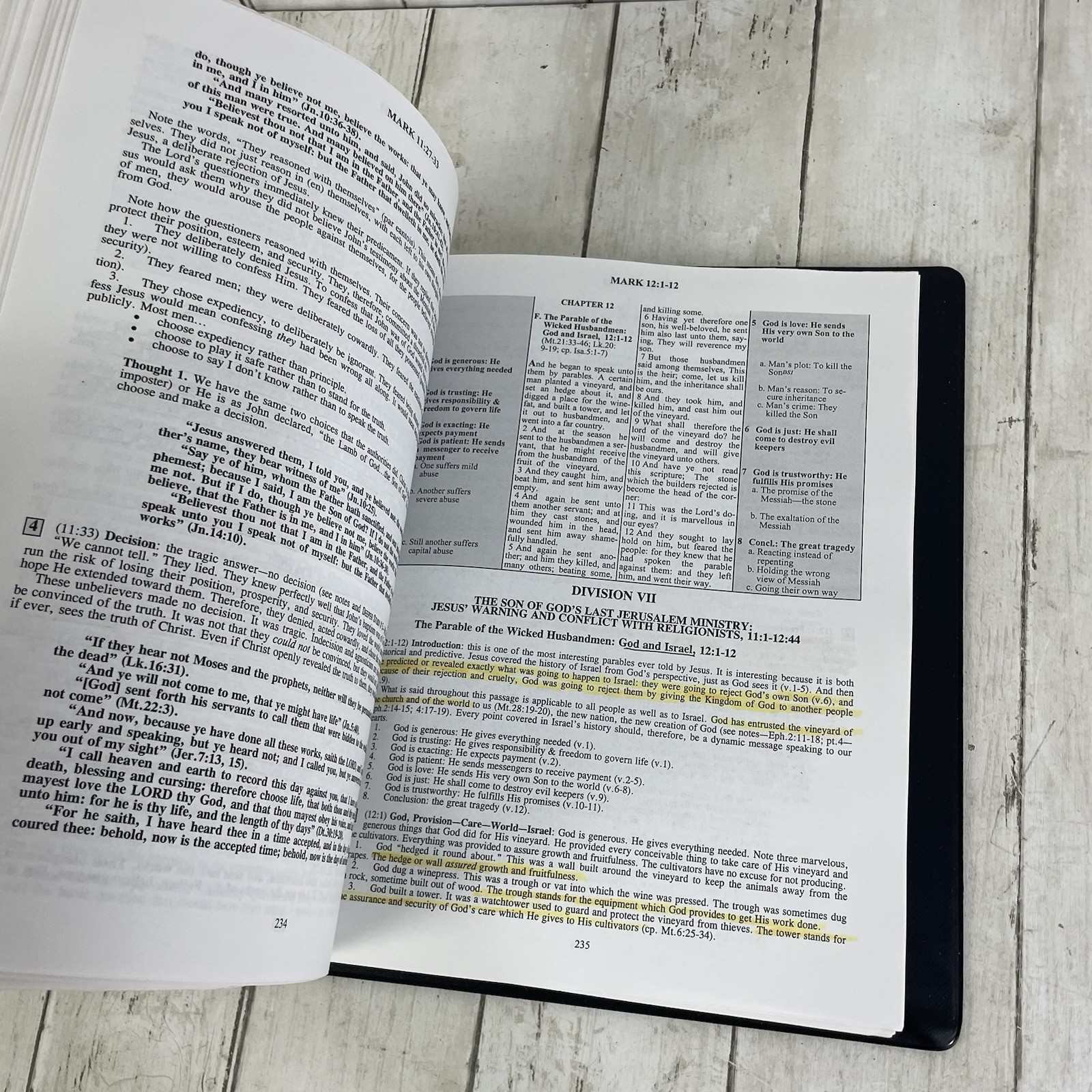 Preacher’s Outline & Sermon Bible KJV 3-Ring Binder – Mark Volume 3