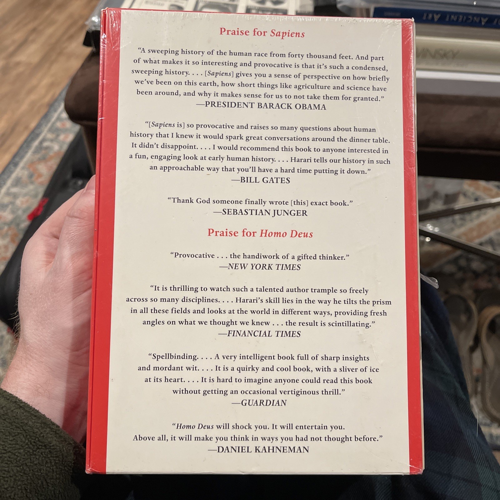 Sapiens/Homo Deus Box Set by Yuval Noah Harari (2017, Hardcover) New / Sealed