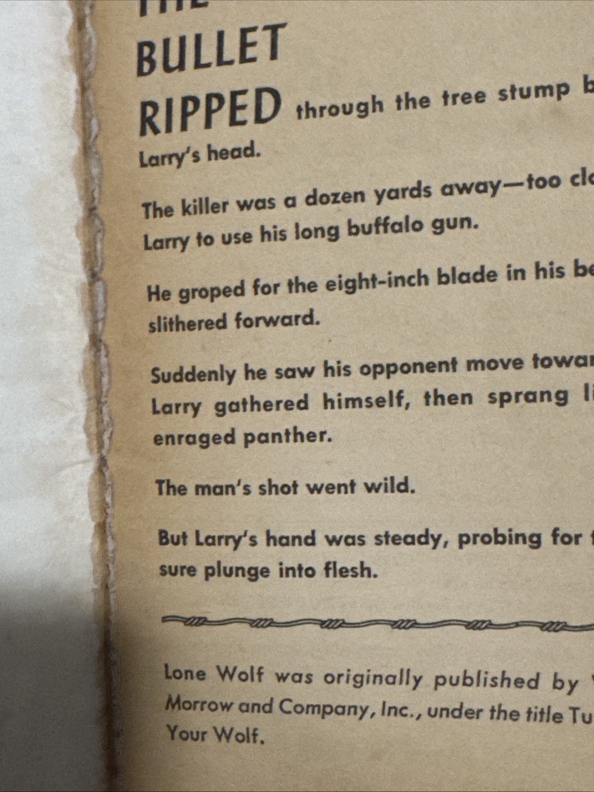 BENNETT FOSTER Westerns LONE WOLF 1957 1st POCKET BOOK EDITION OF 1938 NOVEL