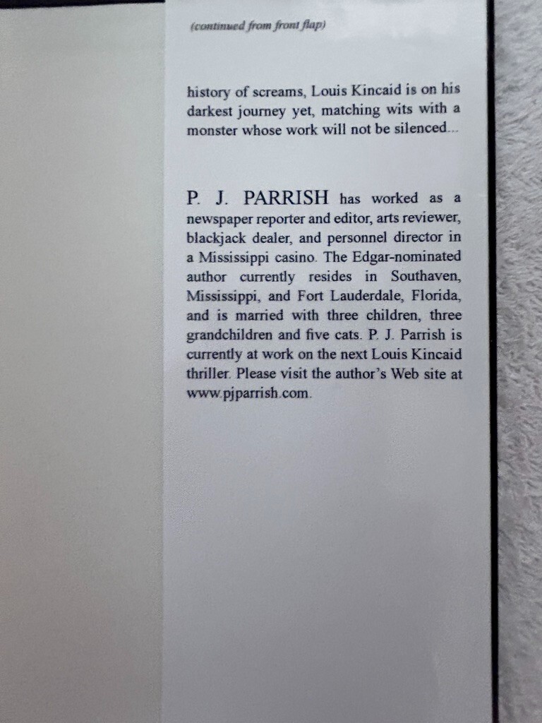 P.J. Parrish, Louis Kincaid Series: Paint It Black; An Unquiet Grave