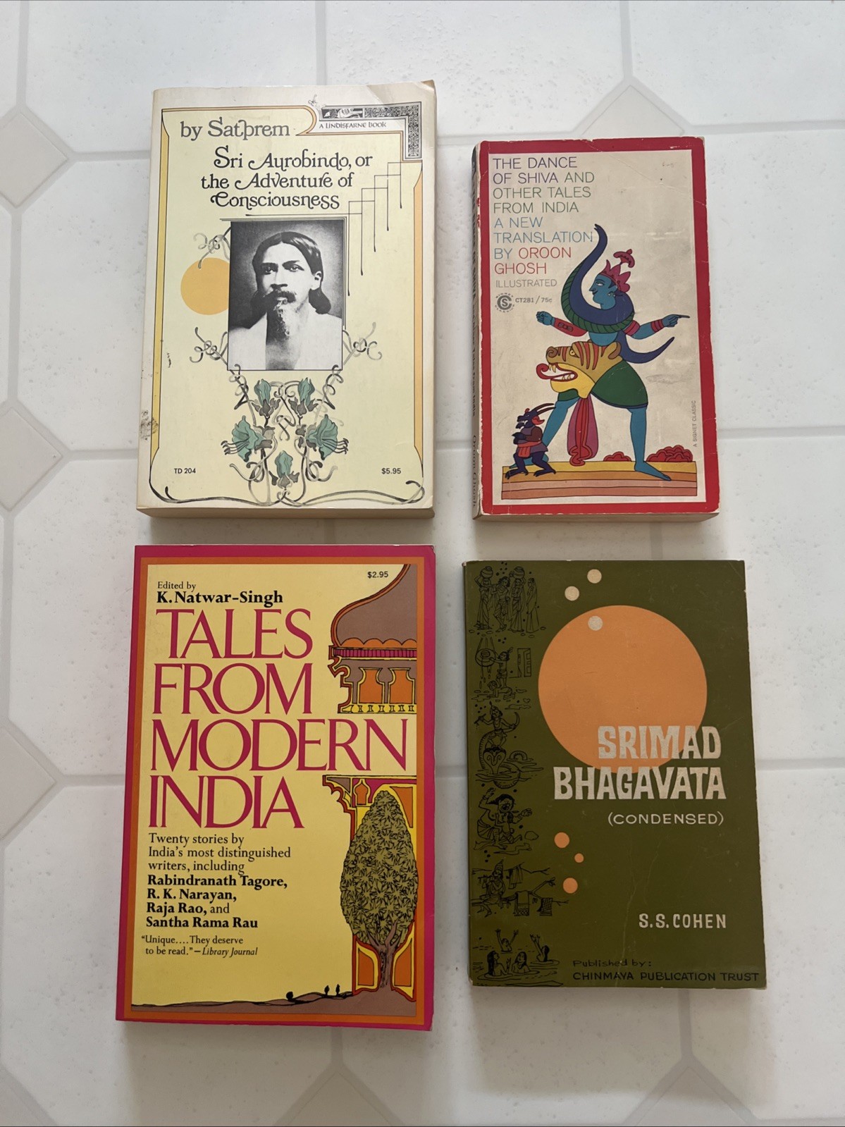 Book Lot 4 Hinduism India Mysticism Deity Meditation Spirituality Tantric Mantra
