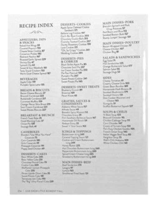 Brenda Gantt’s 3rd Cookbook „Love Each Little Moment Y’all“, Recipes, Family