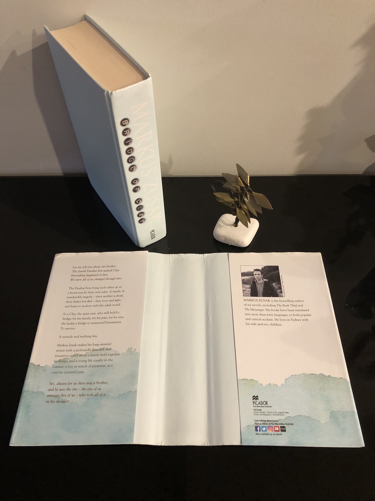 Signed Copy Markus Zusak Bridge Of Clay Picador First Edition 2018 H/C D/J V/G