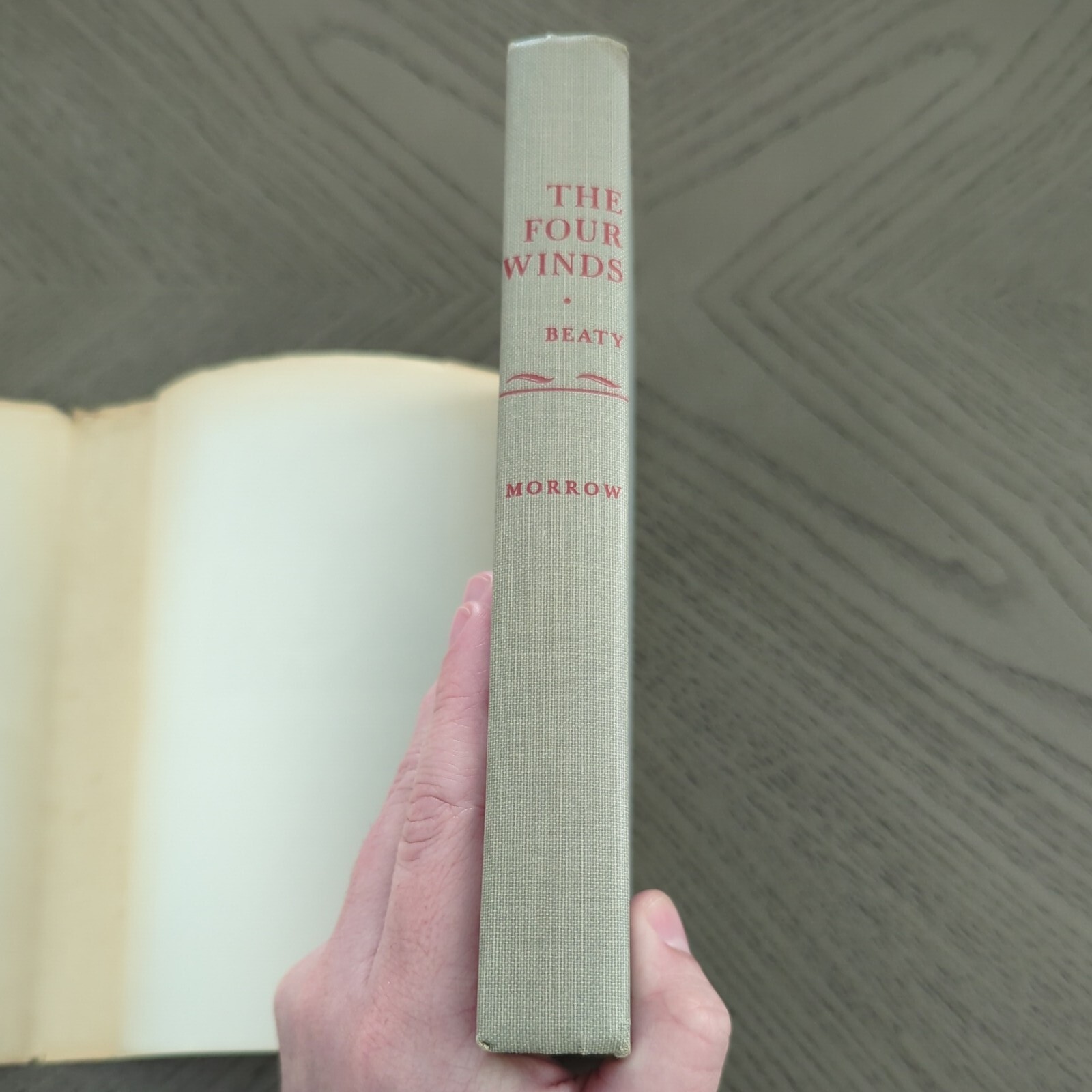 The Four Winds (Hardcover 1954) David Beaty DJ Romance Drama Novel Book Club Ed.