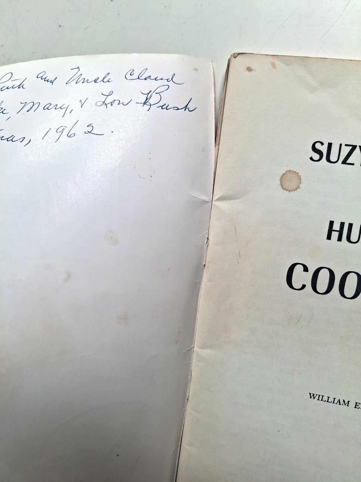 Suzy’s & Judy’s Humorous Cookbook / African-American Dialect Cookbook 1954