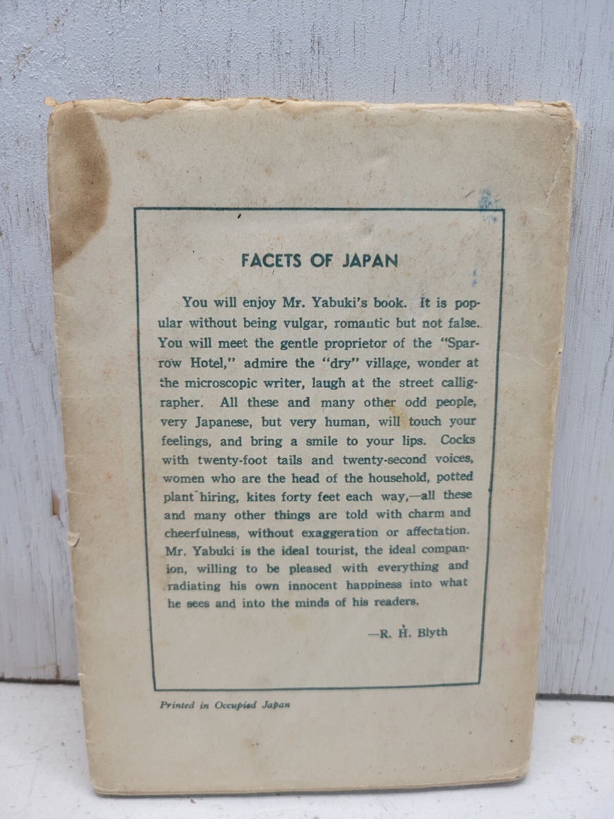 Vintage Rare 1947 – Facets of Japan By Katsuji Post-War Japan