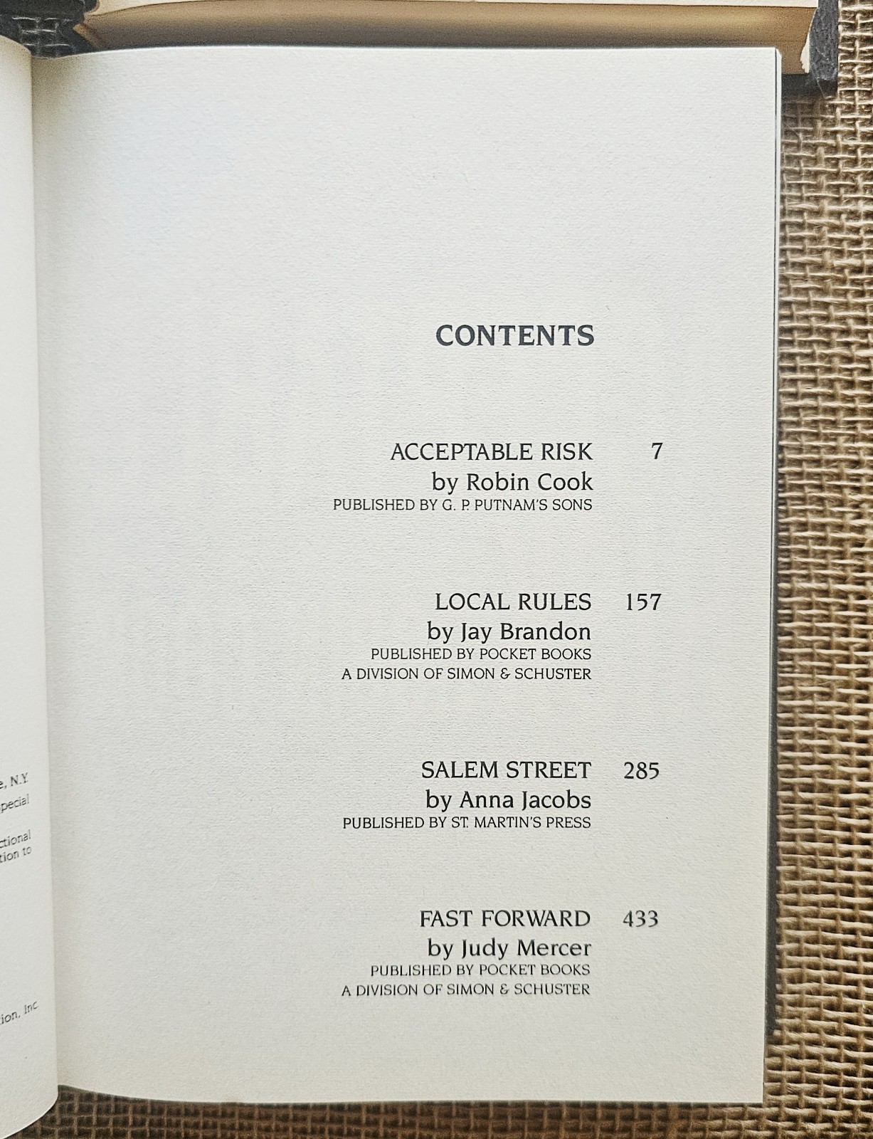 2 1990s Readers Digest Condensed Gray Staging Books