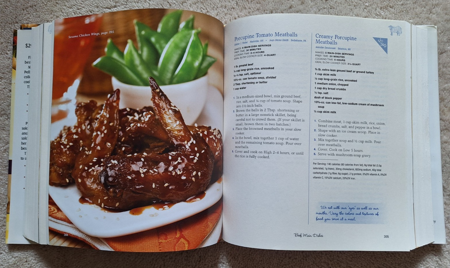 Fix-It and Forget-It Big Cookbook – 1400 slow cooker recipes, 704 pages w/illus.