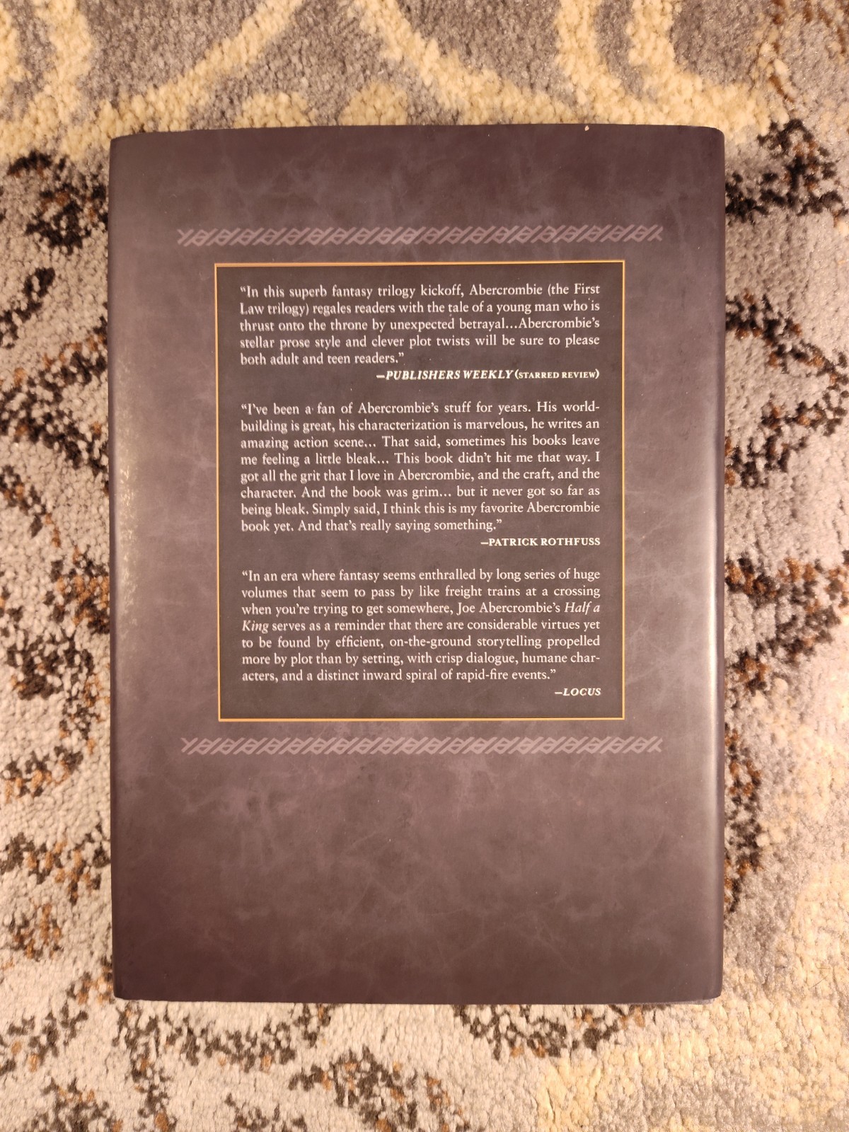 READ DESCRIPTION SIGNED Half a King by Joe Abercrombie – Subterranean Press