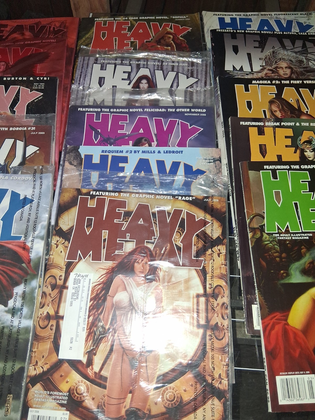HEAVY MEDAL LOT OF 15…… BRAND NEW