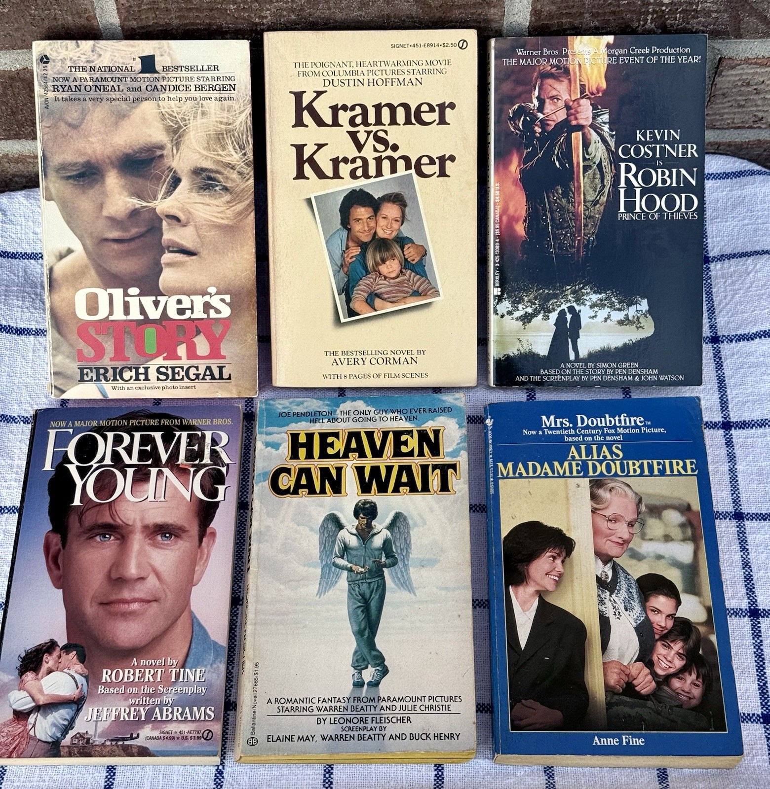 1980’s Pbs Lot of 6 Movie Tie In Romance Family Adventure Action Kramer vs Krame