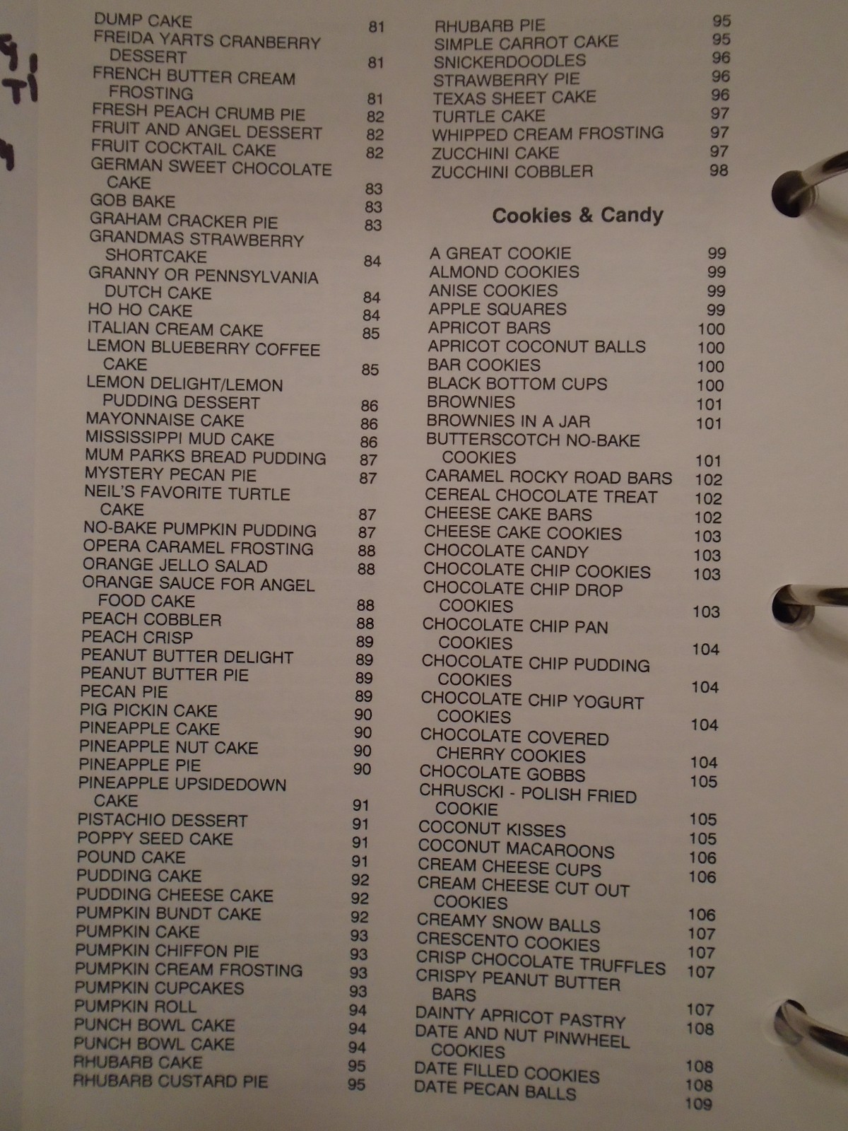 St Alphonsus Catholic Church COOKBOOK 2001 Boyers, Pennsylvania