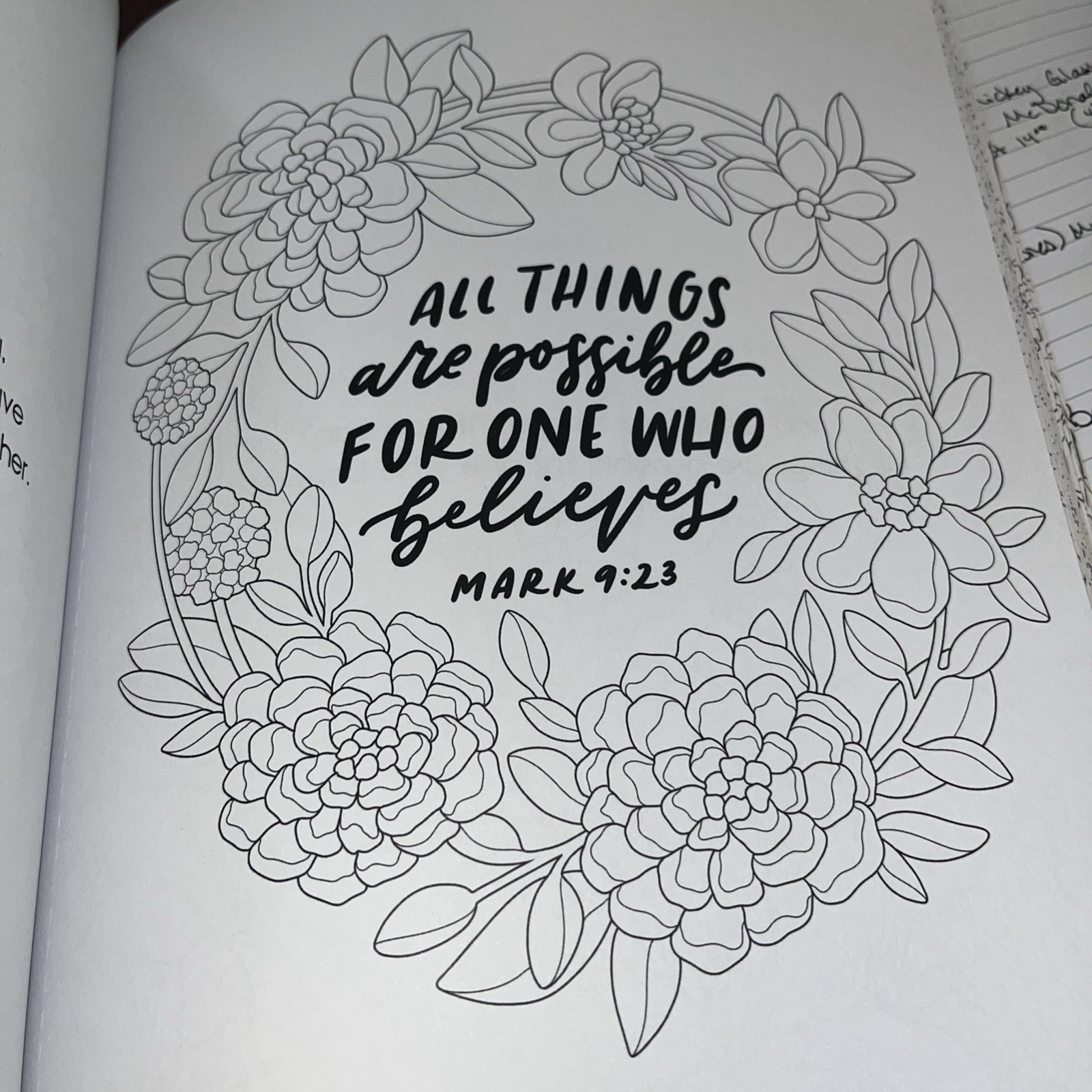 Scriptures and Florals Coloring Book – Paperback By Loveall, Allison 96 Pages