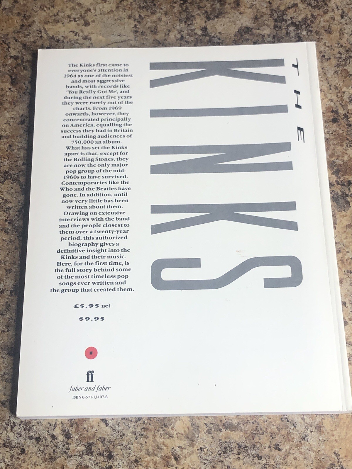 The Kinks-The Official Biography by Jon Savage Paperback 1984 Faber & Faber