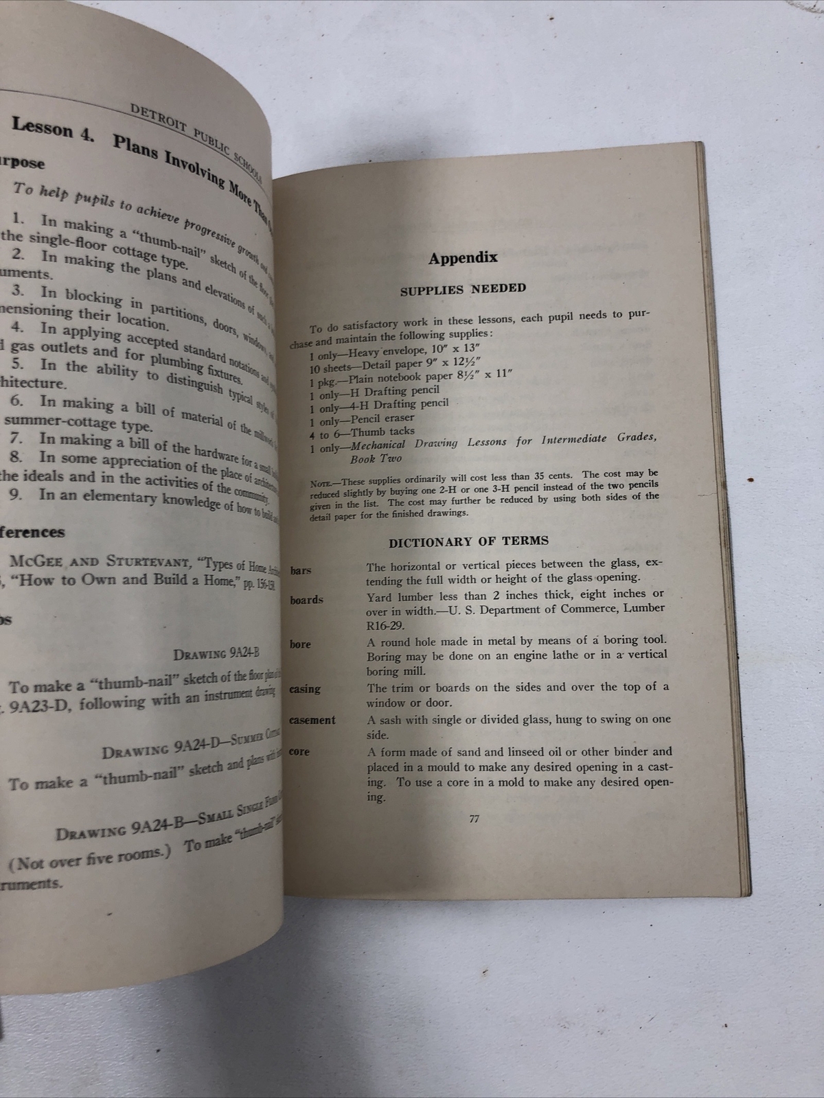 Mechanical Drawing Lessons: Intermediate, Bk 2 – Detroit Schools (PB, 1934)