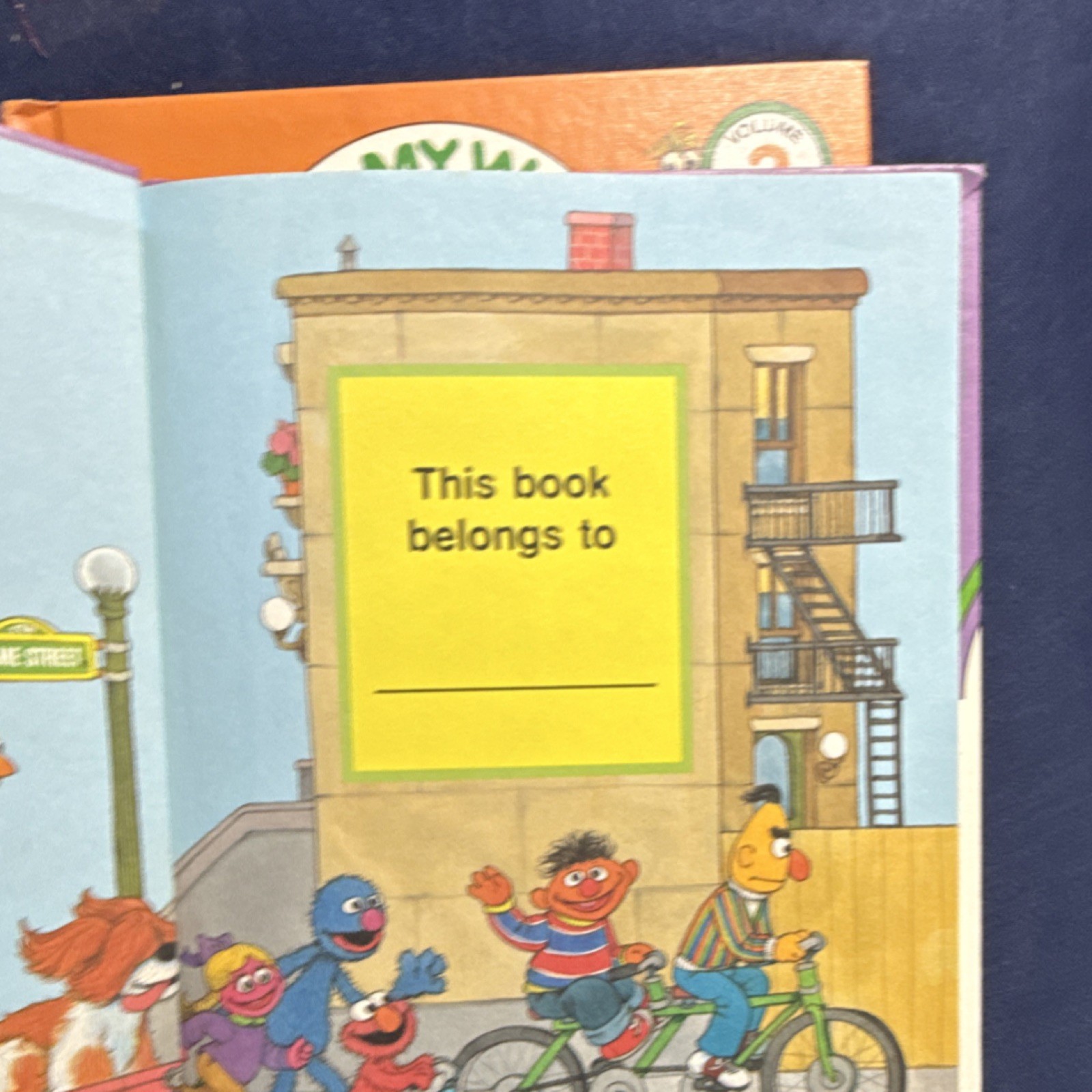 On My Way with Sesame Street Hardcover Lot (4 Books) Vol 3,4,8,9 Illustrated