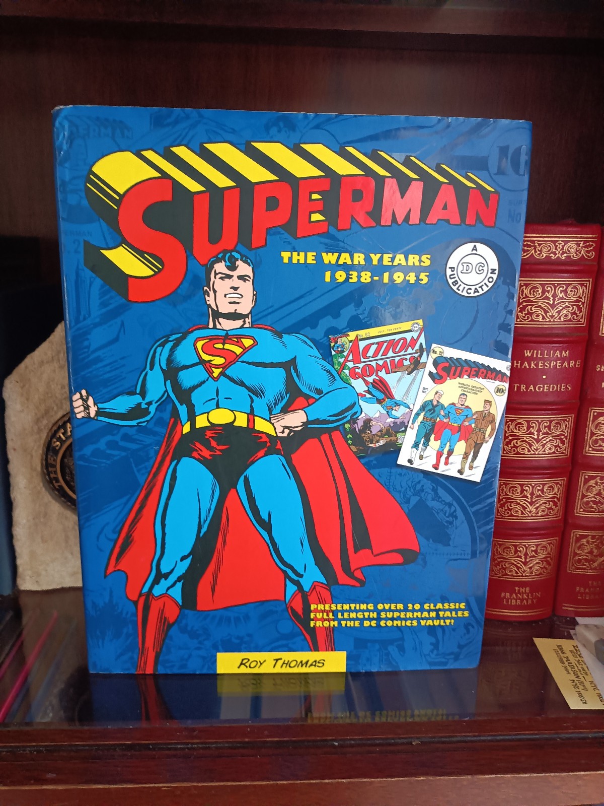 Superman: War Years 1938-1945_Roy Thomas_HCDJ_DC Comics_Very Good