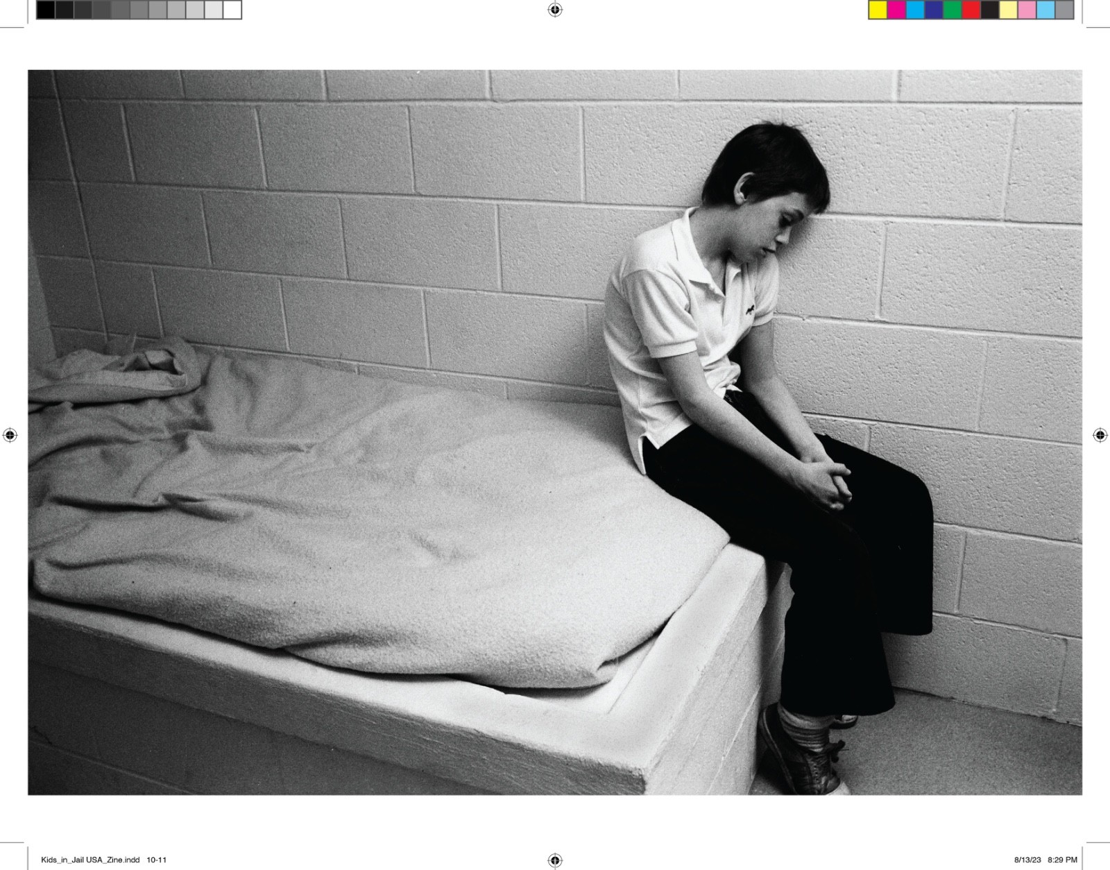 Kids in Jail United States 20 Page Zine Stephen Shames – signed